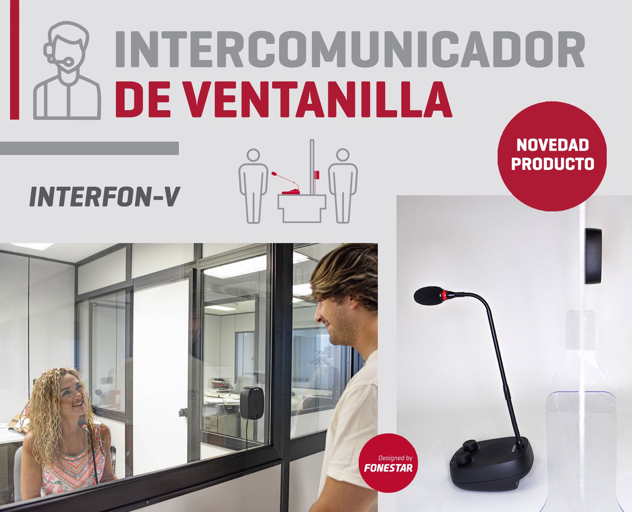Introducing the new window intercom: INTERFON-V
