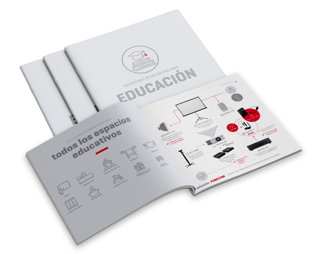 Public address solutions for education catalogue