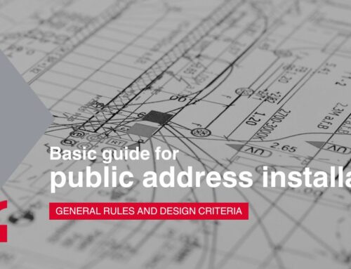 Basic guide for public address installations: general rules and design criteria