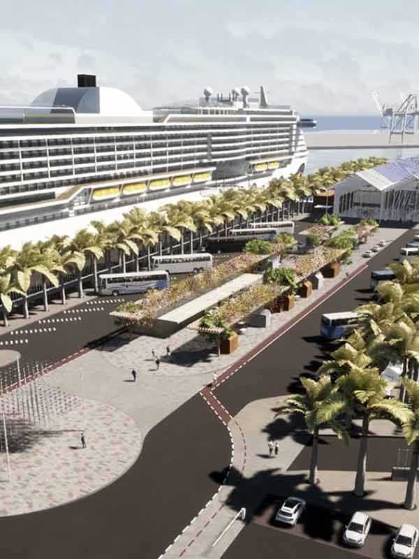 Megafonía en Terminal de cruceros Naos