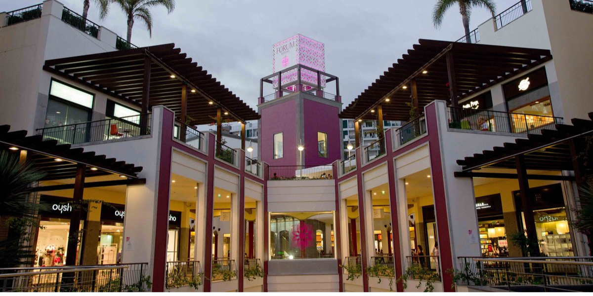 Fonestar-Centro comercial, Forum Madeira-Sistemas de megafonía y sonido ambiental para tiendas y comercios