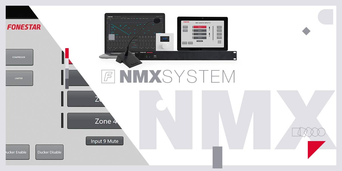 Fonestar-NMX: matriz de audio digital profesional con control avanzado y conectividad total
